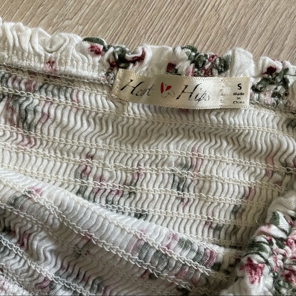 White floral tube top - Picture 2 of 2